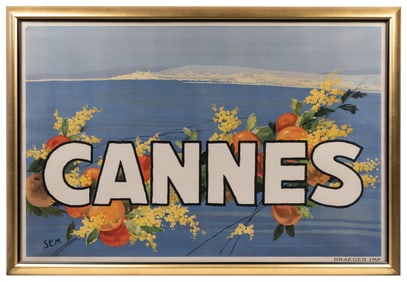 SEM (Georges Goursat, 1863–1934). Cannes. [Paris]: Draeger,...