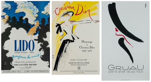 GRUAU, RENE (1910–2004). Group of 3 posters. Including: Cen...