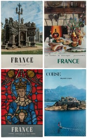 France. Collection of 21 tourism posters. France, 1960s-70s...