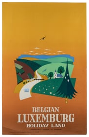 Belgium. Group of 3 travel posters. Circa 1950s-60s. Includ...