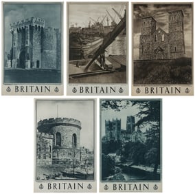 Britain. Group of 11 travel posters. Circa 1950s. Posters p...