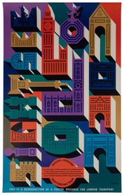 GAMES, Abram. Round London Sightseeing Tour. 1971. Curwen P...