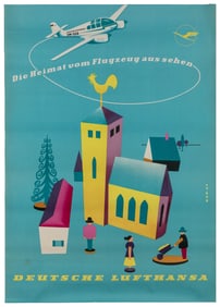 BGP (MONOGRAM). Deutsche Lufthansa / Die Heimat vom Flugzeu...
