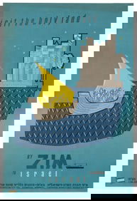 DAVID, Jean (1908 – 1993). Visit the Holy Land / by Zim to ...