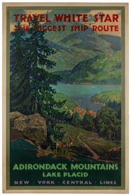 GREENE, Walter L. (1870-1956). Adirondack Mountains – Lake ...
