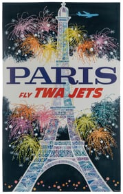 KLEIN, David (1918–2005). Paris / Fly TWA Jets. 1962. Iconi...