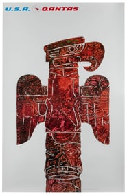 U.S.A. / Qantas. Circa 1960s. From a series of Qantas poste...