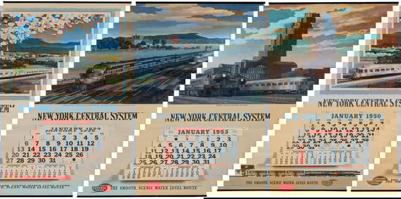 RAGAN, Leslie (1897-1972). New York Central System. Three 1...