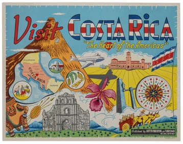 Visit Costa Rica / The Heart of the Americas. San Jose: Jun...