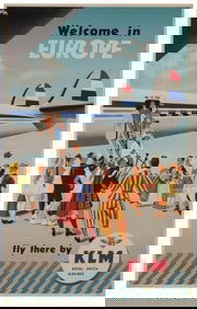 WIJGA, Jan (1902 – 1978). Welcome in Europe / KLM. Rotterda...