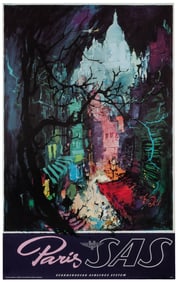 NIELSEN, Otto (1916-2000). Paris / SAS. Copenhagen: Axel An...