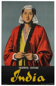 India / Colourful Costumes. 1959. Bombay: M/S New Jack Prin...