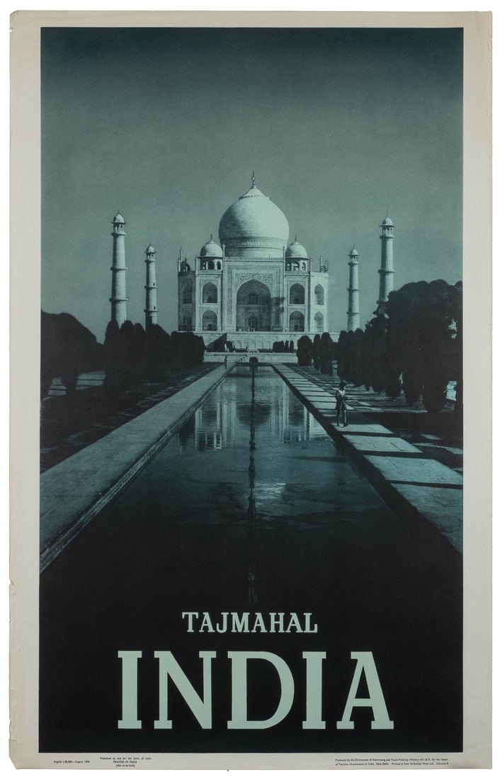 Taj Mahal / India. 1958. Calcutta: Sree Saraswaty Press Ltd... (1 of 1)
