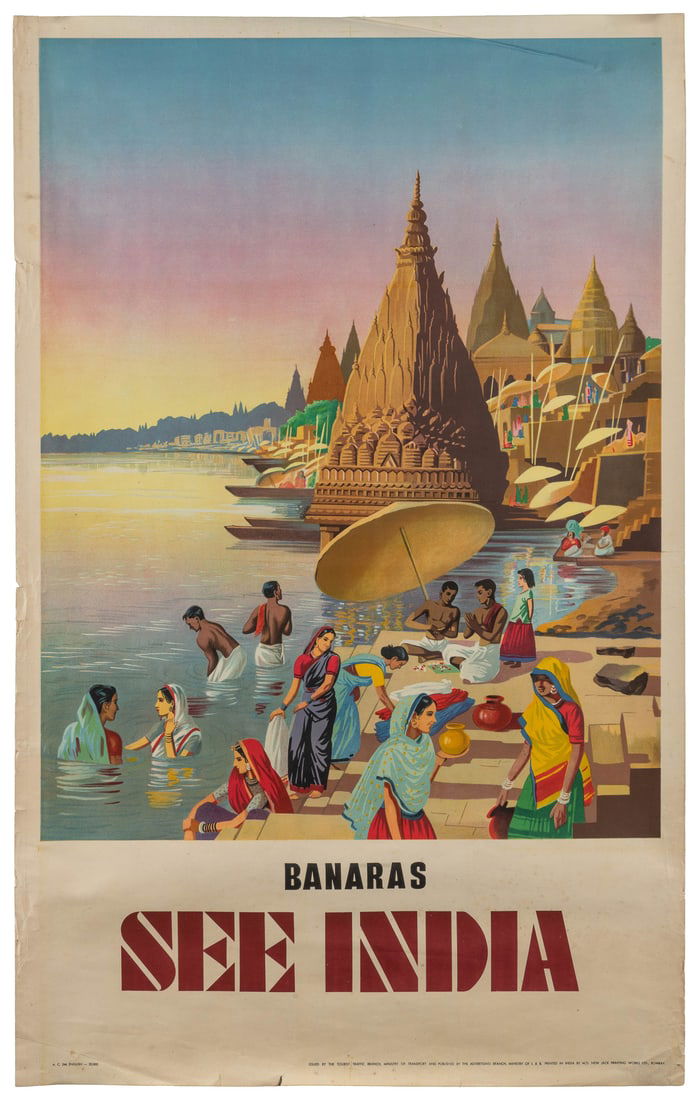 See India / Banaras. Bombay: New Jack Printing Works Ltd., ... (1 of 1)
