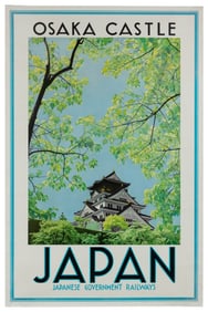 Japan / Osaka Castle. Tokyo: Mitsumura Printing Co., ca. 19...