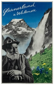 MATTER, Herbert (1907 – 1984). Glarnerland & Walensee. 1936...