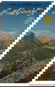 St. Moritz / The Alpine Spa. Zurich: Orell Fussli, ca. 1950...