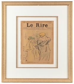 TOULOUSE-LAUTREC, Henri de (1864 – 1901). Le Rire. 1897. Li...
