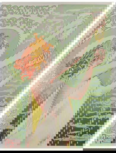 PRIVAT-LIVEMONT, Henri (1861 &#8211; 1936). Absinthe Robette. 189...