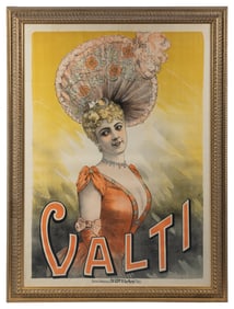 Valti. Paris: Ch Levy, ca. 1890s. French lithograph poster ...