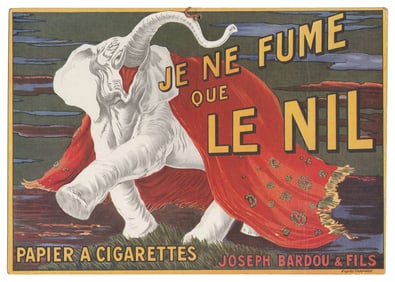 D’APRES CAPPIELLO. Je ne Fume que le Nil cartone. French, c...