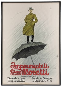 METLICOVITZ, Leopoldo (1868-1944). Impermeabili Moretti. 19...