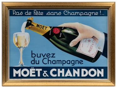 Moet & Chandon / buvez du Champagne. Litho. Paul Varnier. c...