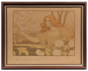 BERTHON, Paul (1872 – 1909). Les Boules De Neige. 1900. Par...