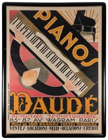 DAUDE, Andre (1897 – 1979). Pianos Daude. 1926. Paris: Publ...