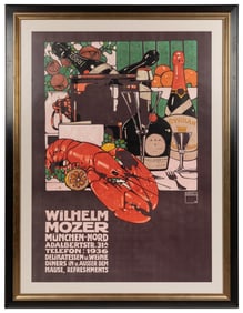 HOHLWEIN, Ludwig (1874 – 1949). Wilhelm Mozer. 1909. Munich...