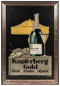 GIPKENS, Julius (1883 – 1968). Kupferberg Gold. 1913. Berli...
