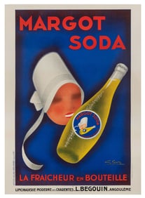 FAVRE, Georges. Margot Soda. 1932. Paris: Affiches Gaillard...