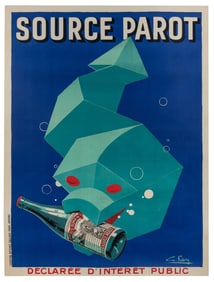 FAVRE, Georges. Source Parot. Paris & Amiens: Affiches Gail...