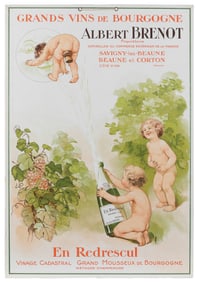 Grand Vins de Bourggogne Albert Brenot. France, ca. 1920s. ...