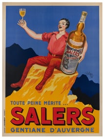 ROBYS (Robert Wolff, 1916 – 1995). Salers / Gentiane D’Auve...