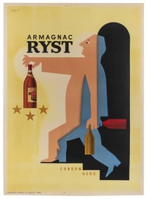 SAVIGNAC, Raymond (1907 – 2002). Armagnac Ryst. Paris, ca. ...
