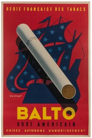 GEORGET, Guy. Balto. Paris: Bedos & Cie, ca. 1950s. Color l...