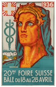 LE PLATTENIER, Charles. 20me Foire Suisse. 1936. Geneva: “S...