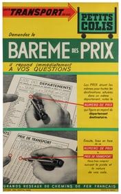 BERNARD, Francis (1900 – 1979). Bareme des Prix. 1935. Pari...
