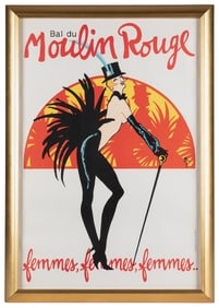 GRUAU, Rene. Bal du Moulin Rouge. [France]: Lithographie d’...