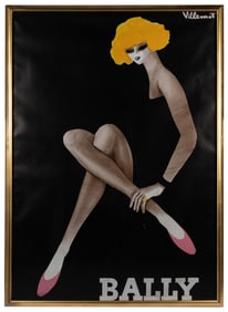 VILLEMOT, Bernard (1911 – 1989). Bally. 1982. Color offset ...
