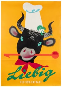 BRUN, Donald (1909-1999). Liebig / Fleisch - Extrakt. Basel...