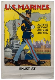 RIESENBERG, Sidney H. (1885 – 1971). U.S. Marines / Active ...