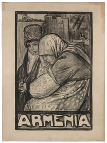 RAEMAEKERS, Louis (1869 – 1956). Armenia. Circa 1915. Litho...
