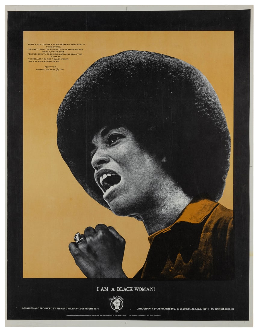 [DAVIS, Angela]. McCRARY, Richard. I Am a Black Woman! 1971... (1 of 1)