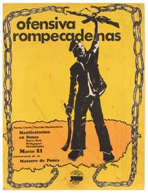 D’OLIVER. Ofensiva Rompecadenas. Circa 1971. Color offset p...