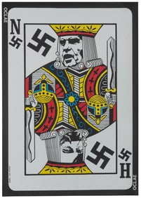 ALVAREZ, Luis. Nixon as Hitler. 1971. Cuban political poste...