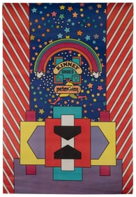 MAX, Peter (American, b. 1937). Kinney Shoes. 1969. Bright ...