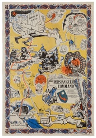 AGAR, Frank. The Persian Gulf Command. 1945. Iran: Bank Mel...