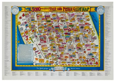 RUSSO, David Anson (b. 1961). The Soho Tour and Poster Guid...